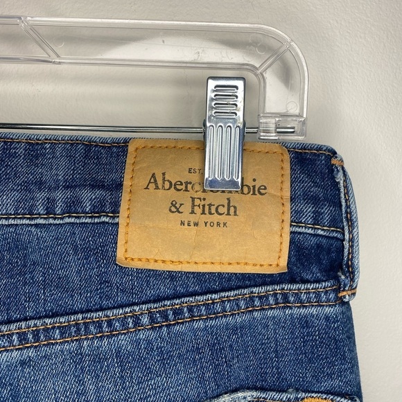 Abercrombie and Fitch Boys Men’s Distressed Super Skinny Jeans Waist 31 Length32 - Picture 9 of 15